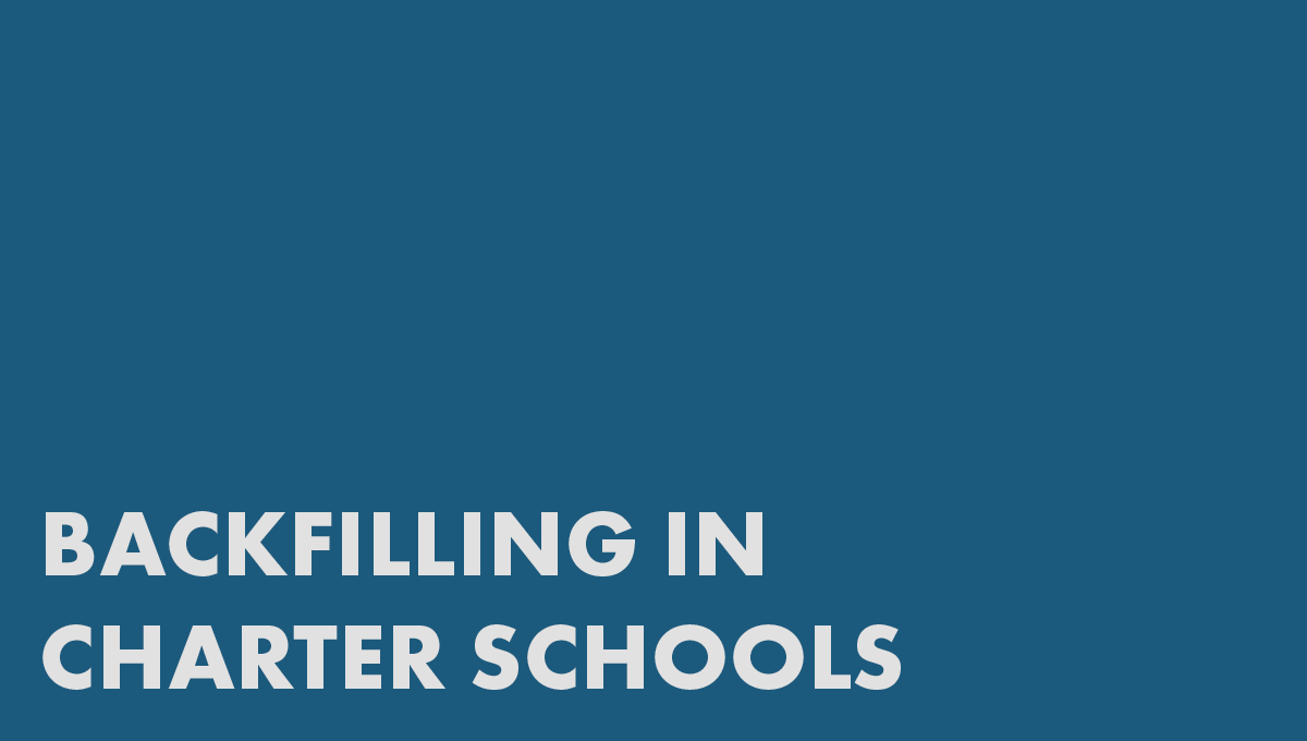 Backfilling in Charter Schools