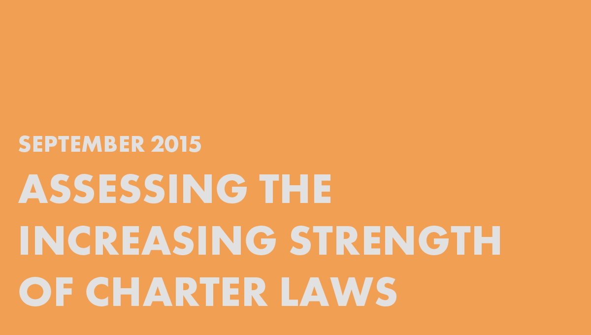 Assessing the Increasing Strength of Charter Laws
