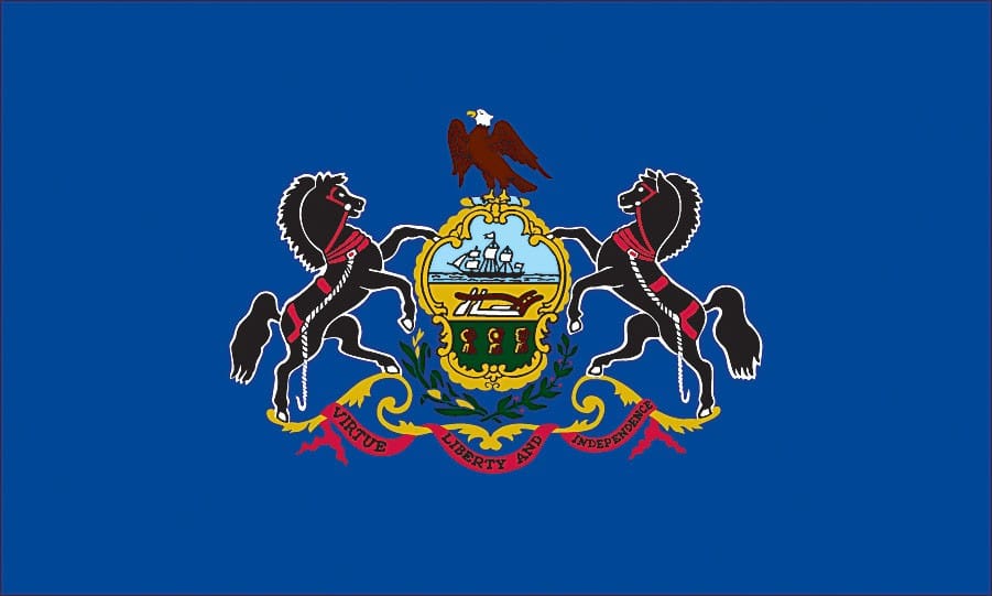 Pennsylvania flag
