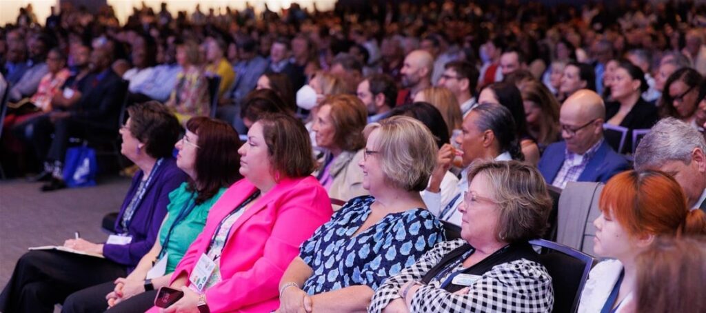 Photo of general session audience at the 2023 National Charter Schools Conference